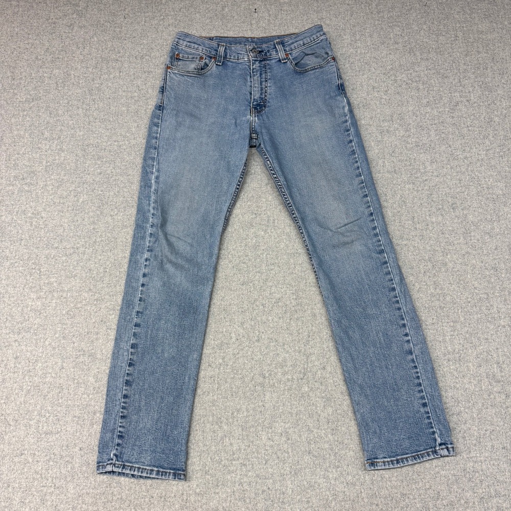 Levi's 511 Slim Fit Jeans 33 x 32 Blue Denim Medium Wash 5-Pocket Casual Pants